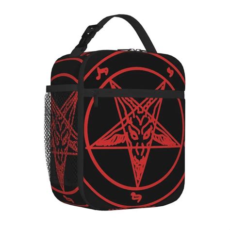 baphomet lunch box metal|Baphomet Head Lunch Box Durable Lunch Bag Reusable Lunch .